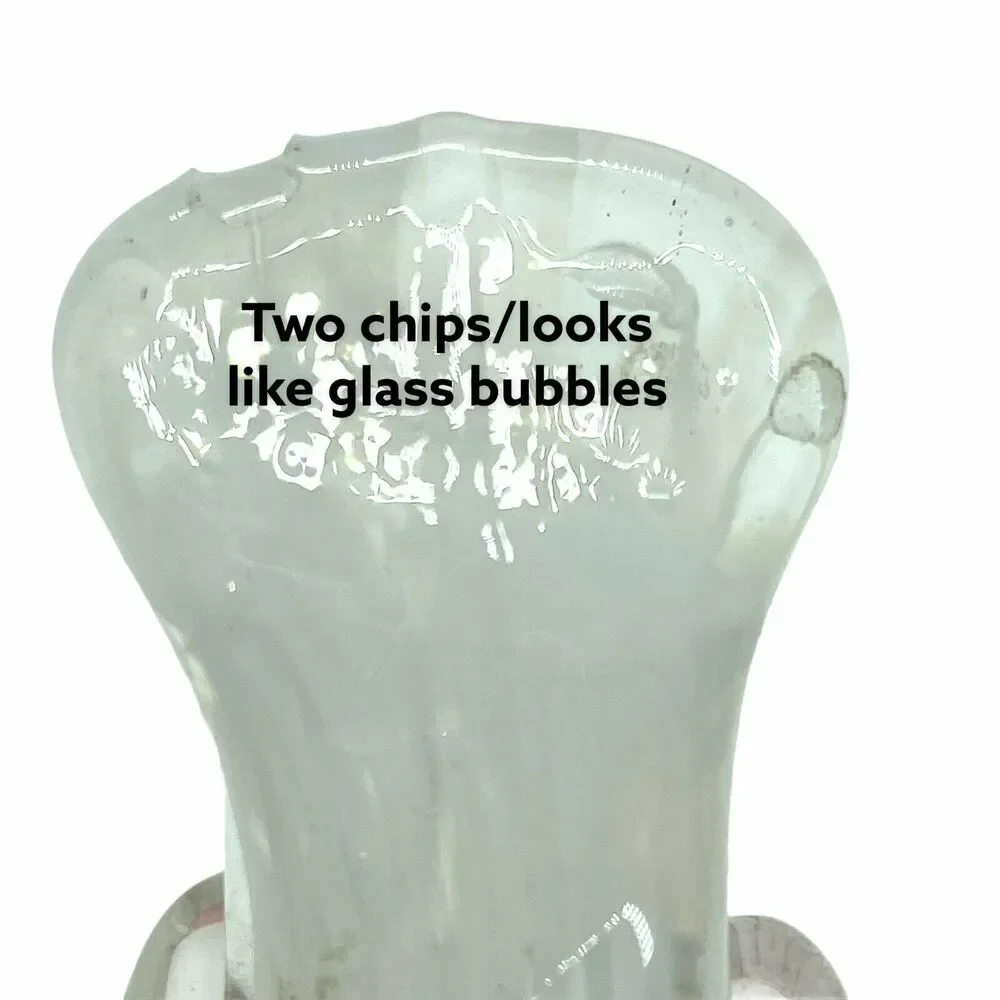 Lefton Bird Paperweight Figurine Vintage Clear Lightweight Glass Decorative